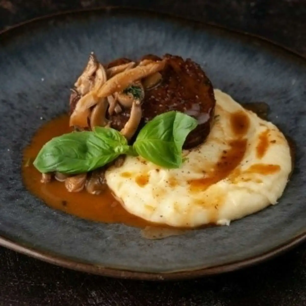 Филе миньон под соусом демиглас 