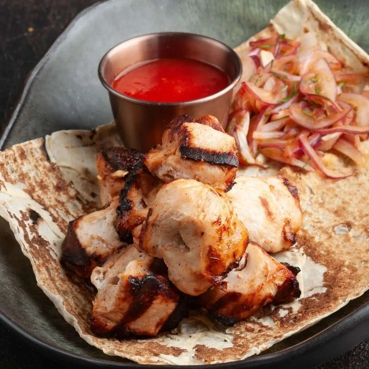 Шашлык из филе цыпленка