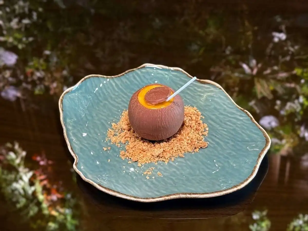 Mуссовый десерт с манго/Mango mousse dessert