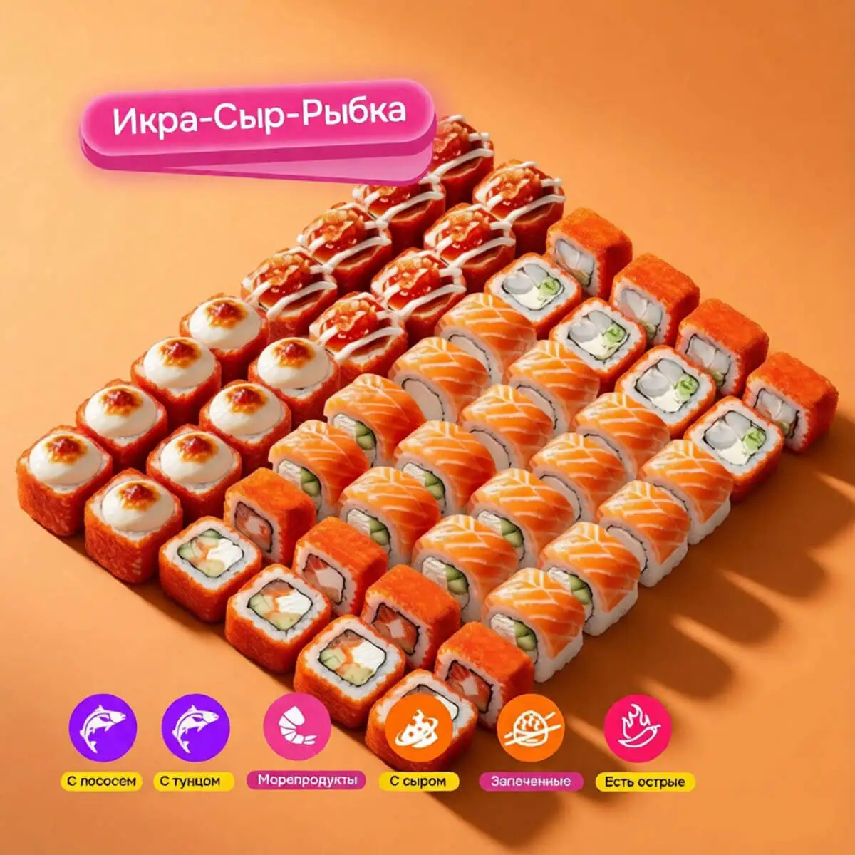 Сет "Оранж Фиш" 48