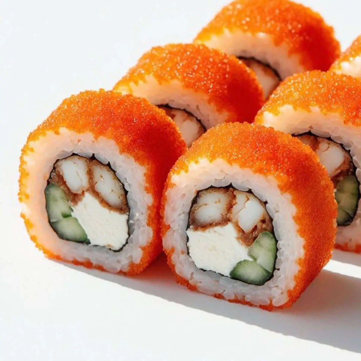 Роллы "Калифорния с угрём" 