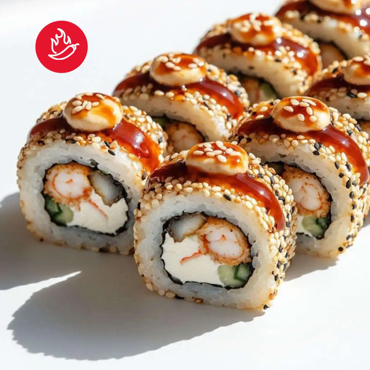 Роллы "Угорь Креветка Унаги" 