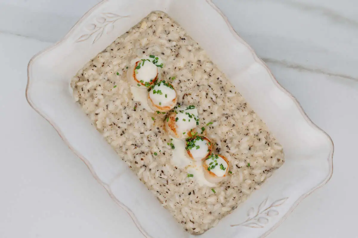 Ризотто  с гребешками