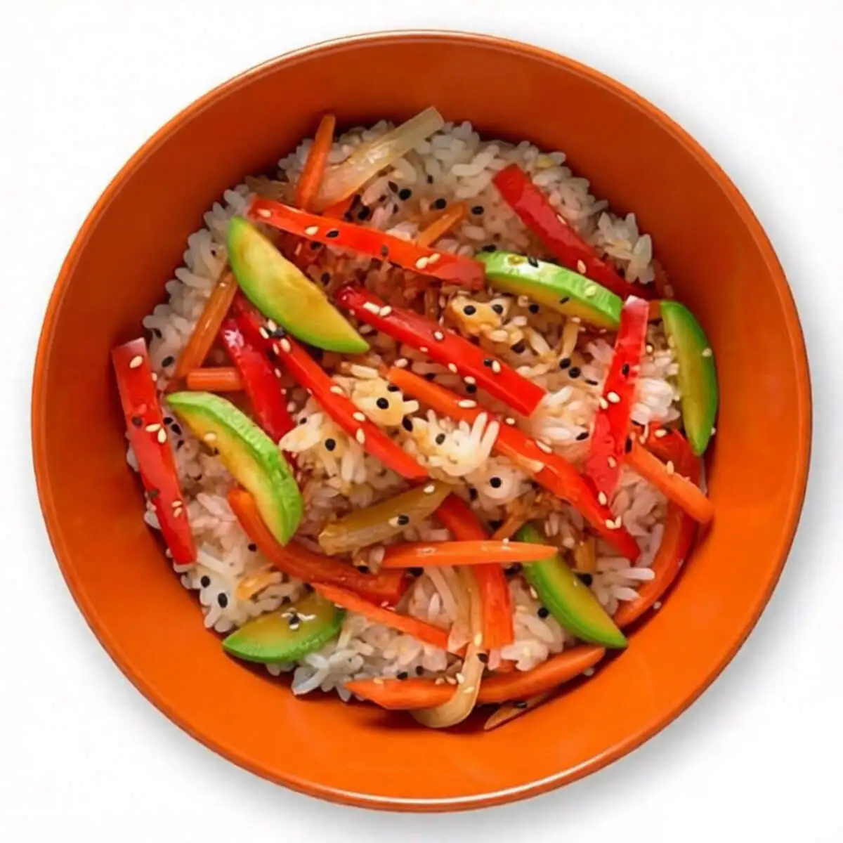 Тяхан с овощами