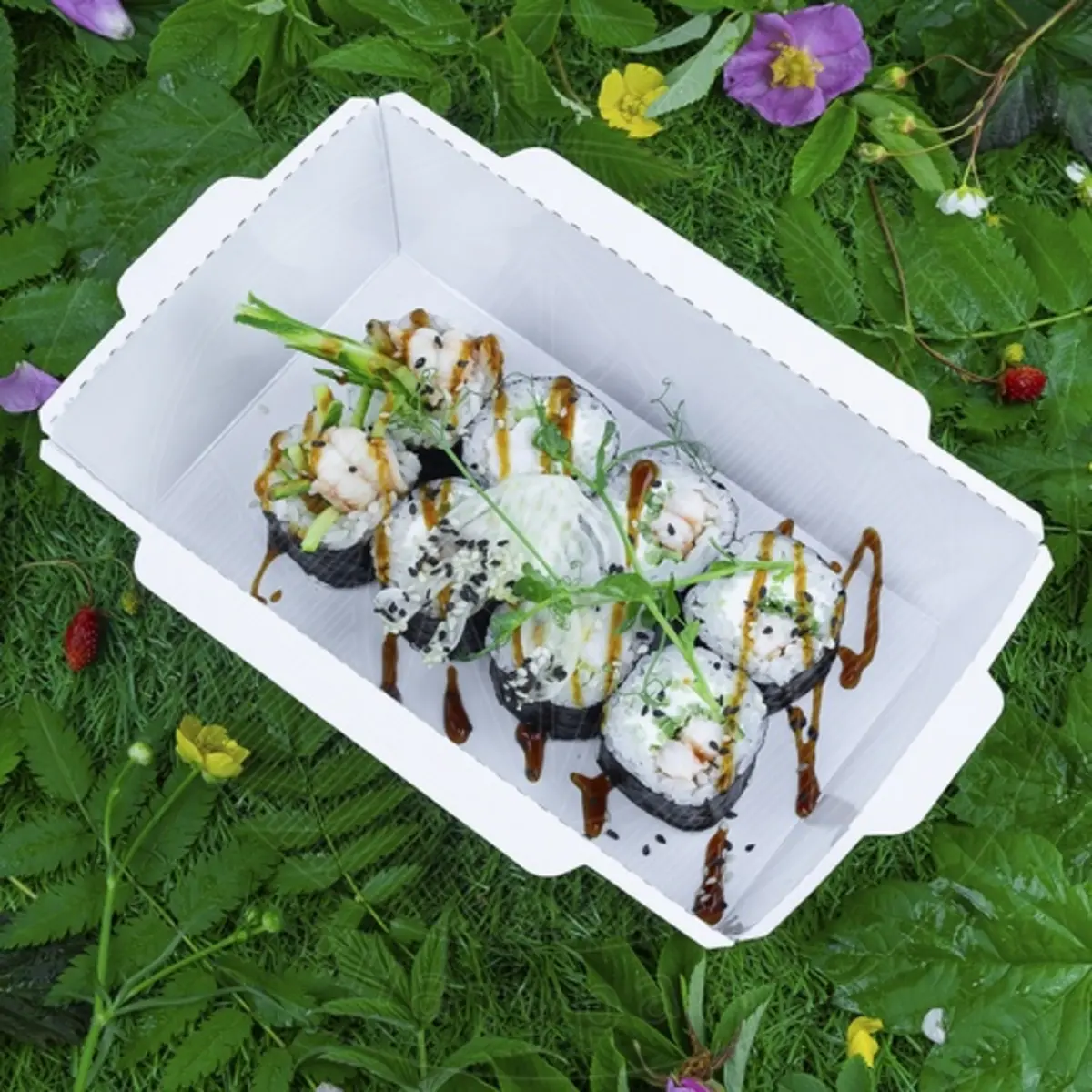 Ролл с креветкой и сливочным сыром