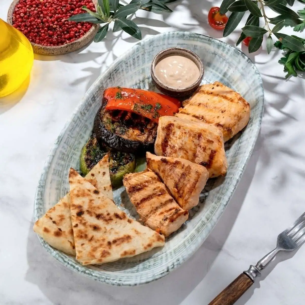 Индейка с овощами