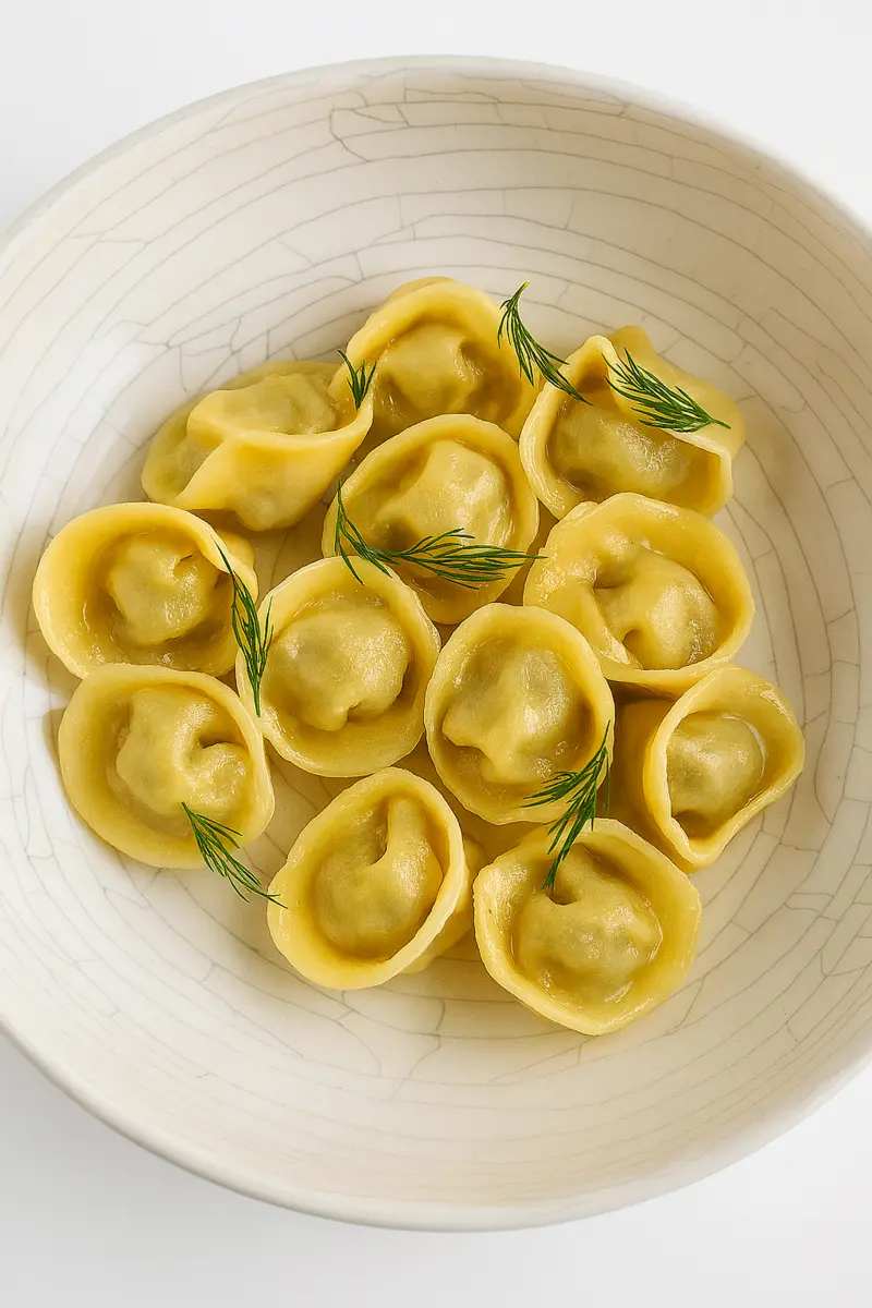 Пельмени с телятиной и цыпленком