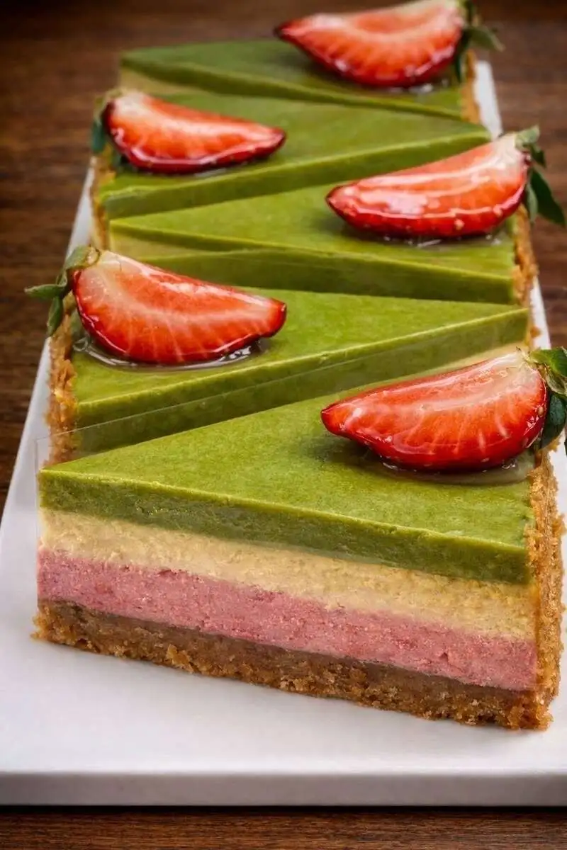 Чизкейк Фисташка/Клубника