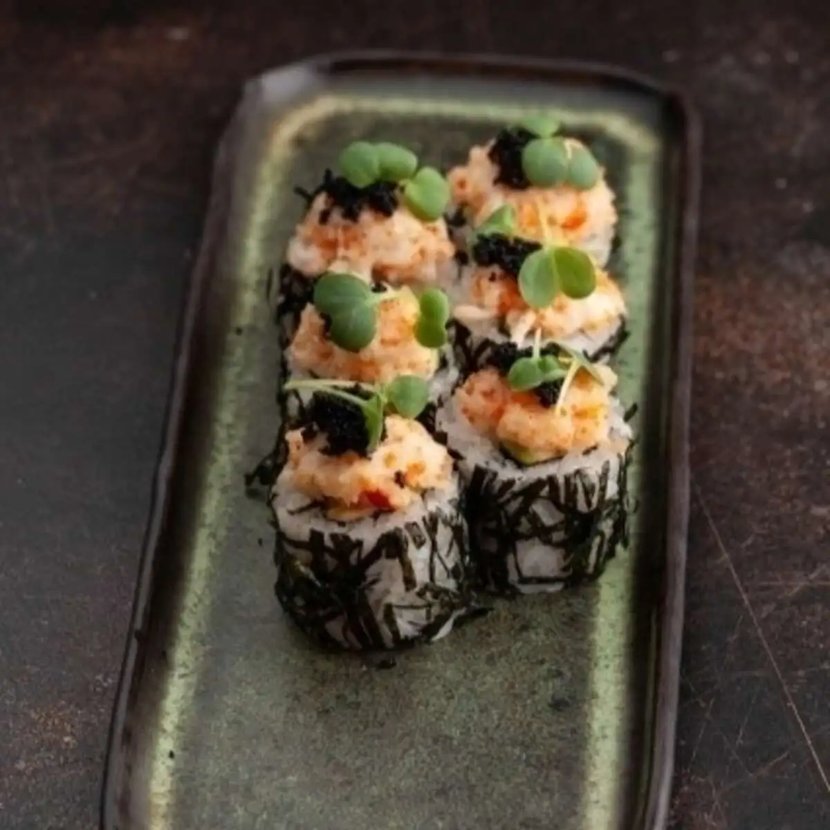 Запечёный ролл краб