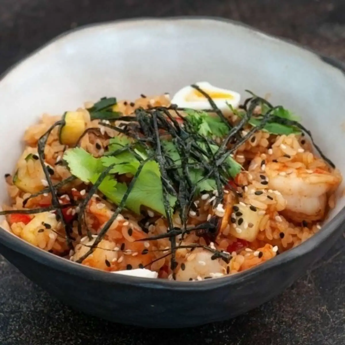 Рис с креветками