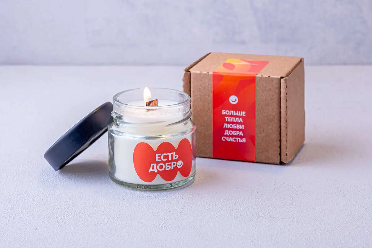 Свеча "Вкусная доставка"