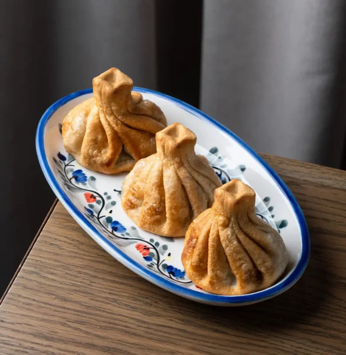 Хинкали жареные с бараниной 3 шт 