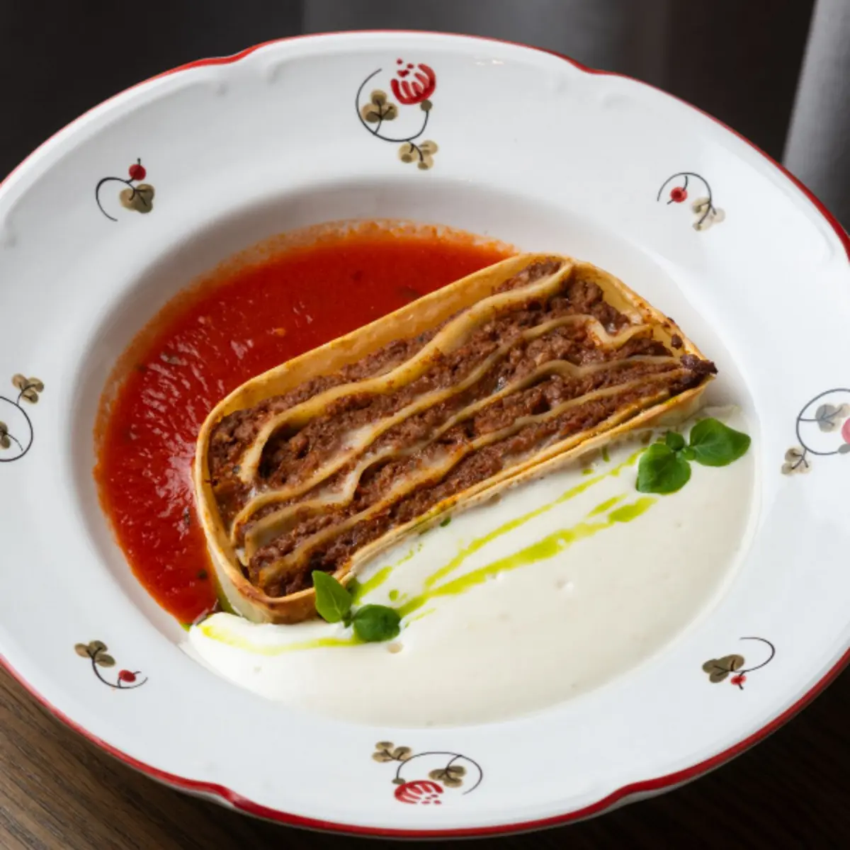 Лазанья с соусом болоньезе