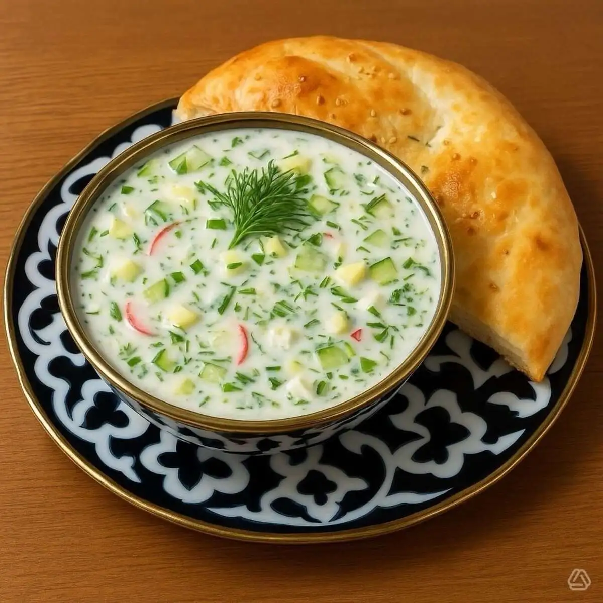 Окрошка на кефире