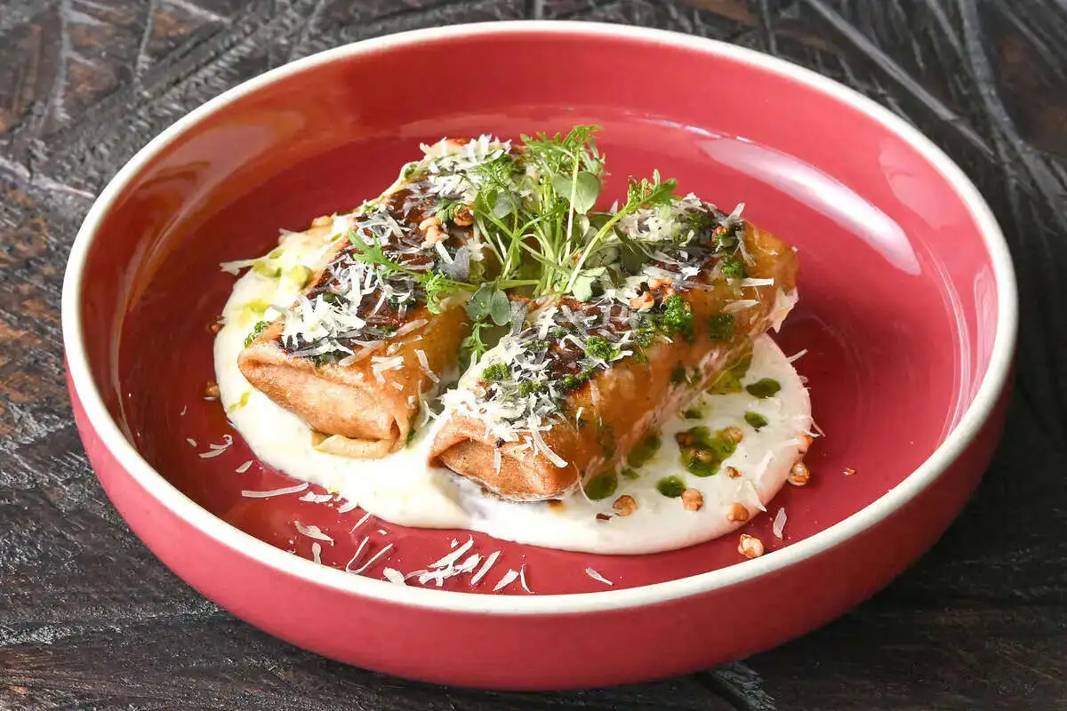 Блины с копченым брискет 230гр.