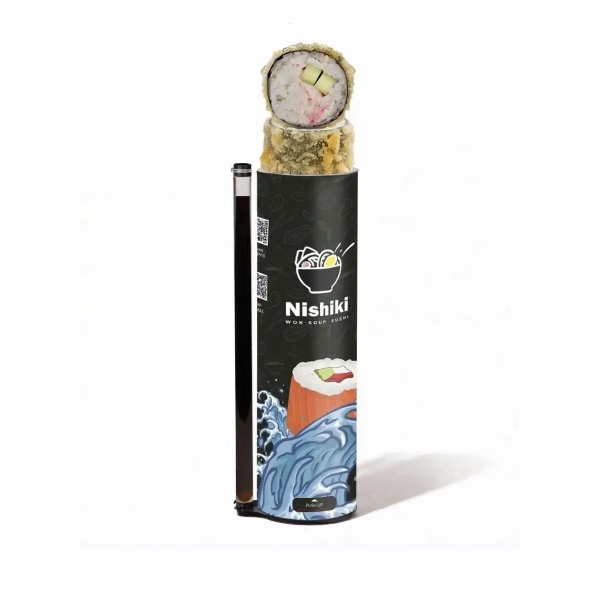 Темпура с крабом в тубусе