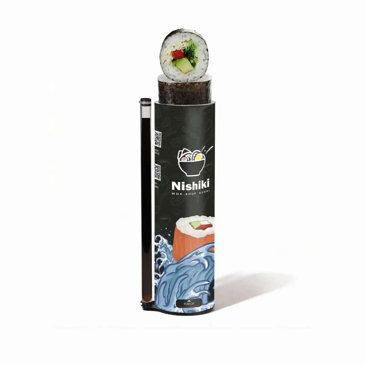 Грин ролл в тубусе