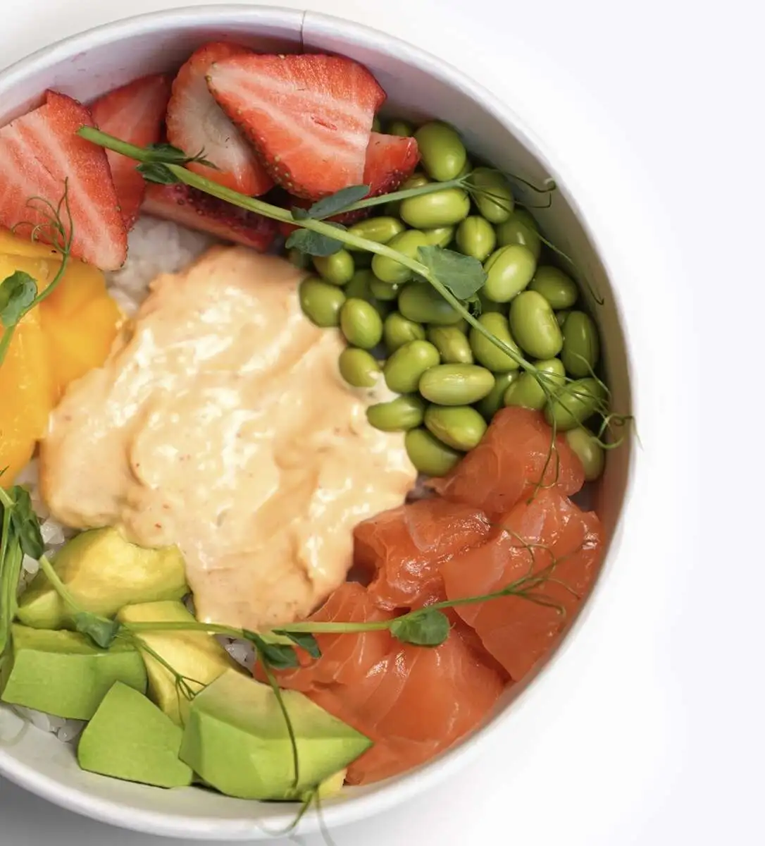 Поке с лососем 