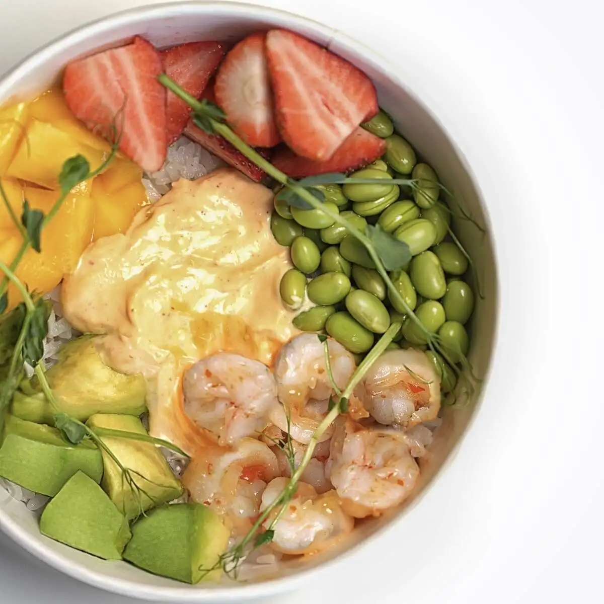 Поке с креветкой 