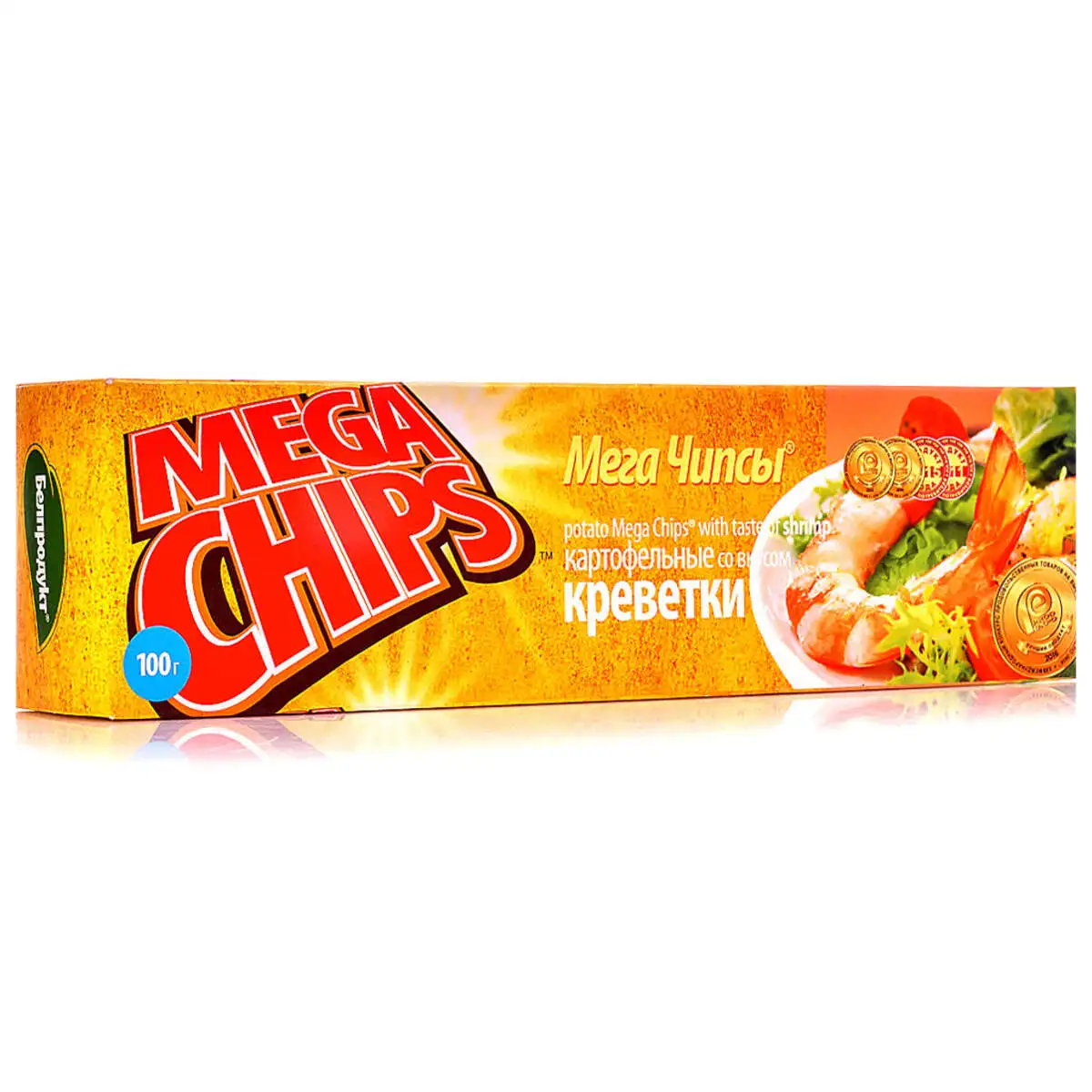 Чипсы Мега Вкус Креветки 100гр
