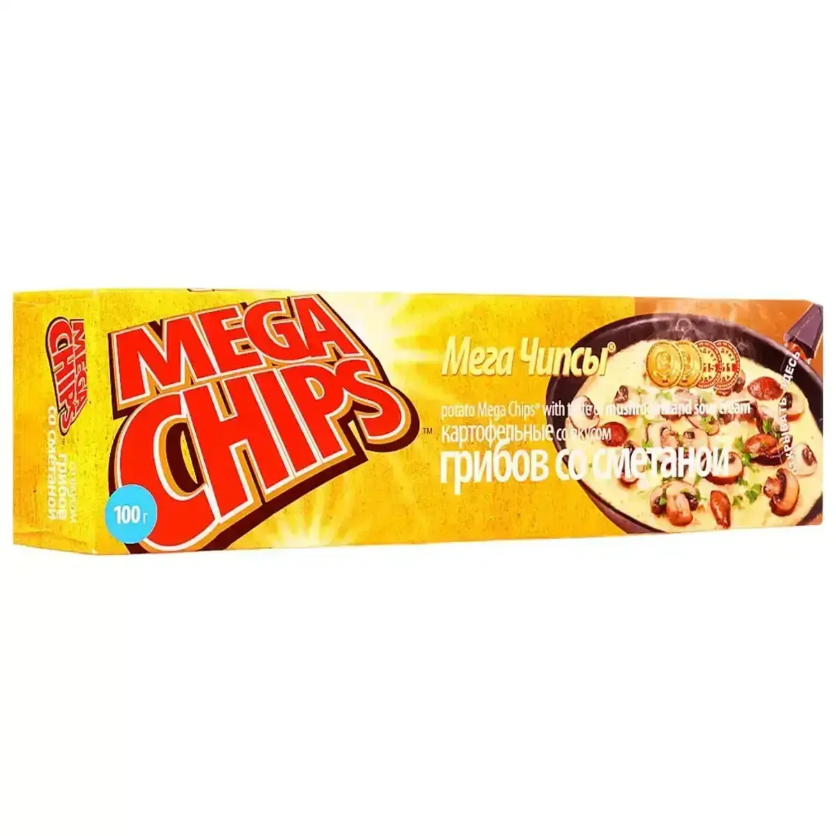 Чипсы Мега Грибы/Сметана 100гр
