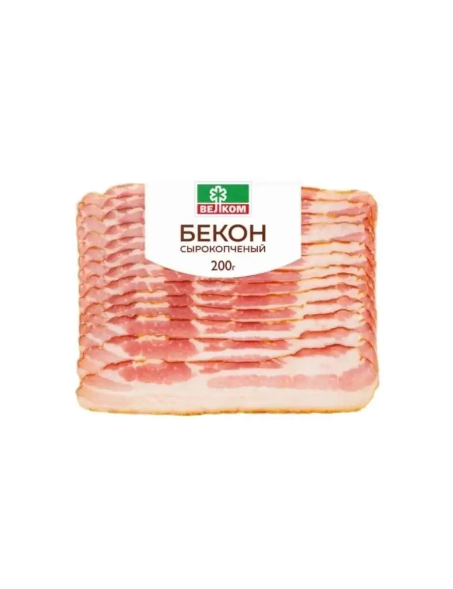 Бекон с/к Велком 200гр Нарезка