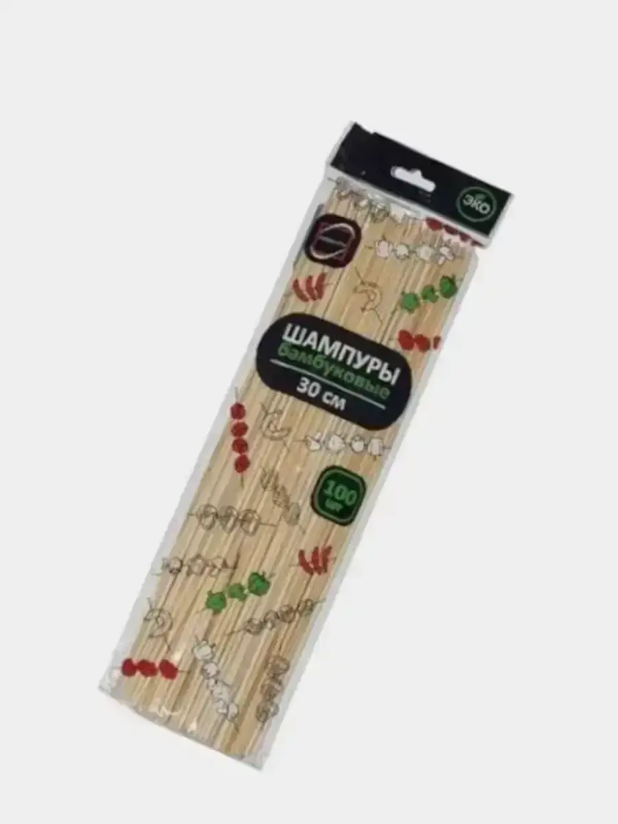 Шампуры Бамбуковые 30см 100шт
