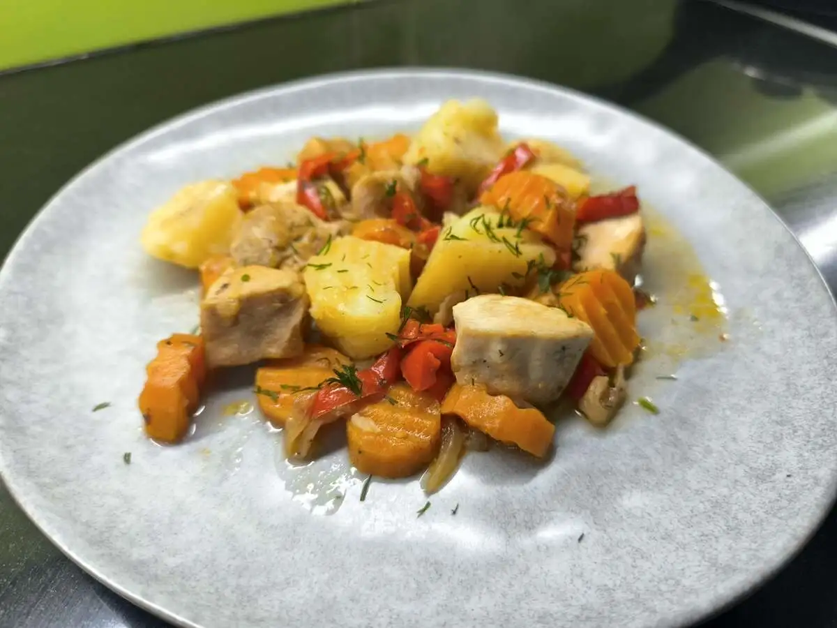 Жаркое с курочкой 