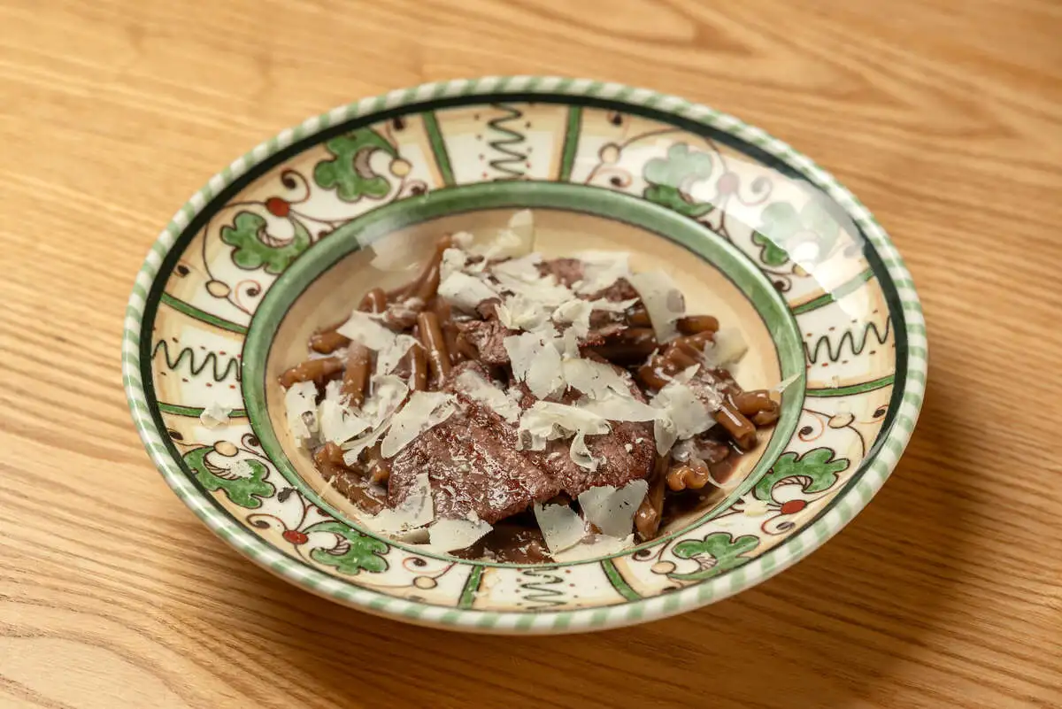 Казаречче с говядиной