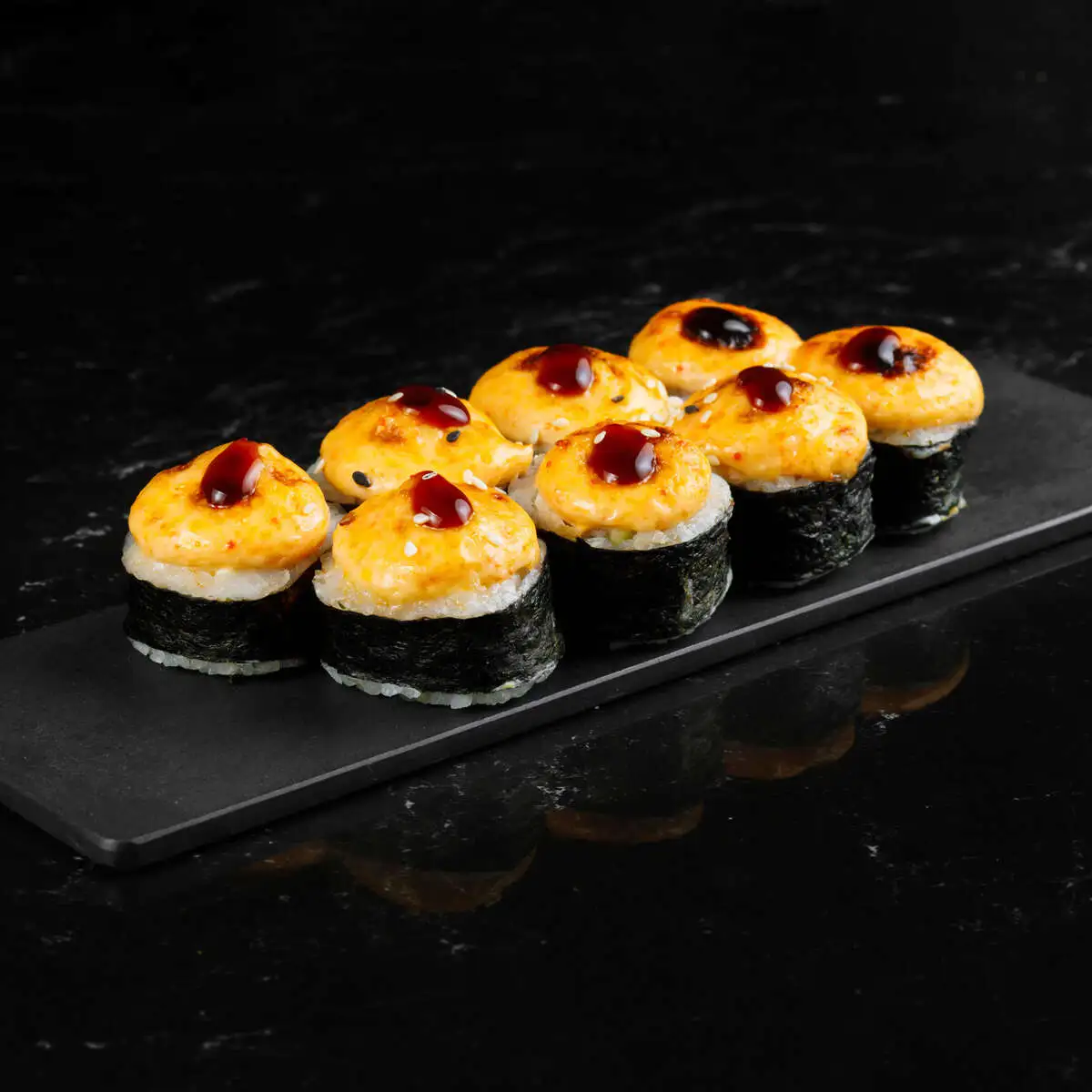 Запеченный с курицей