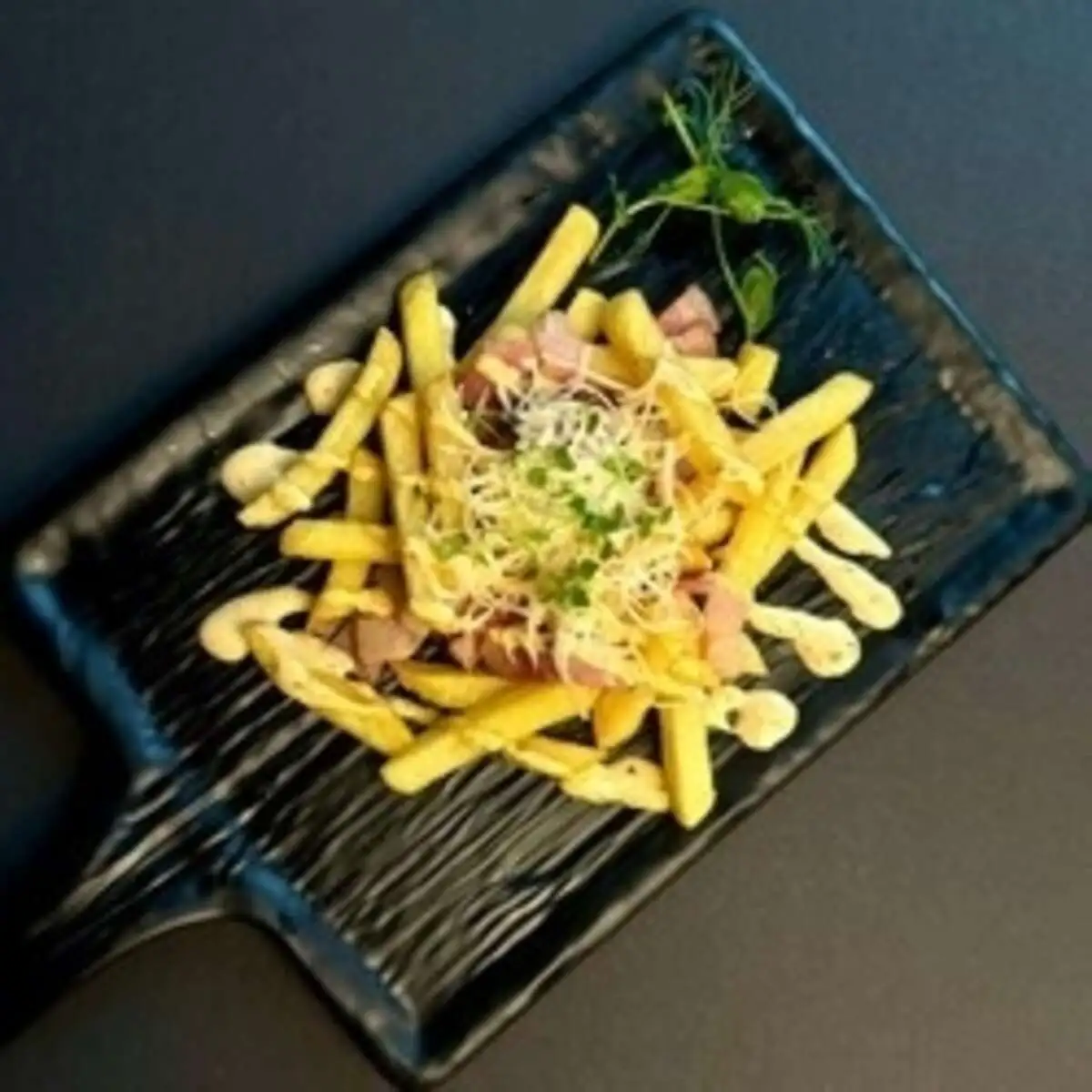 Фрайс с беконом