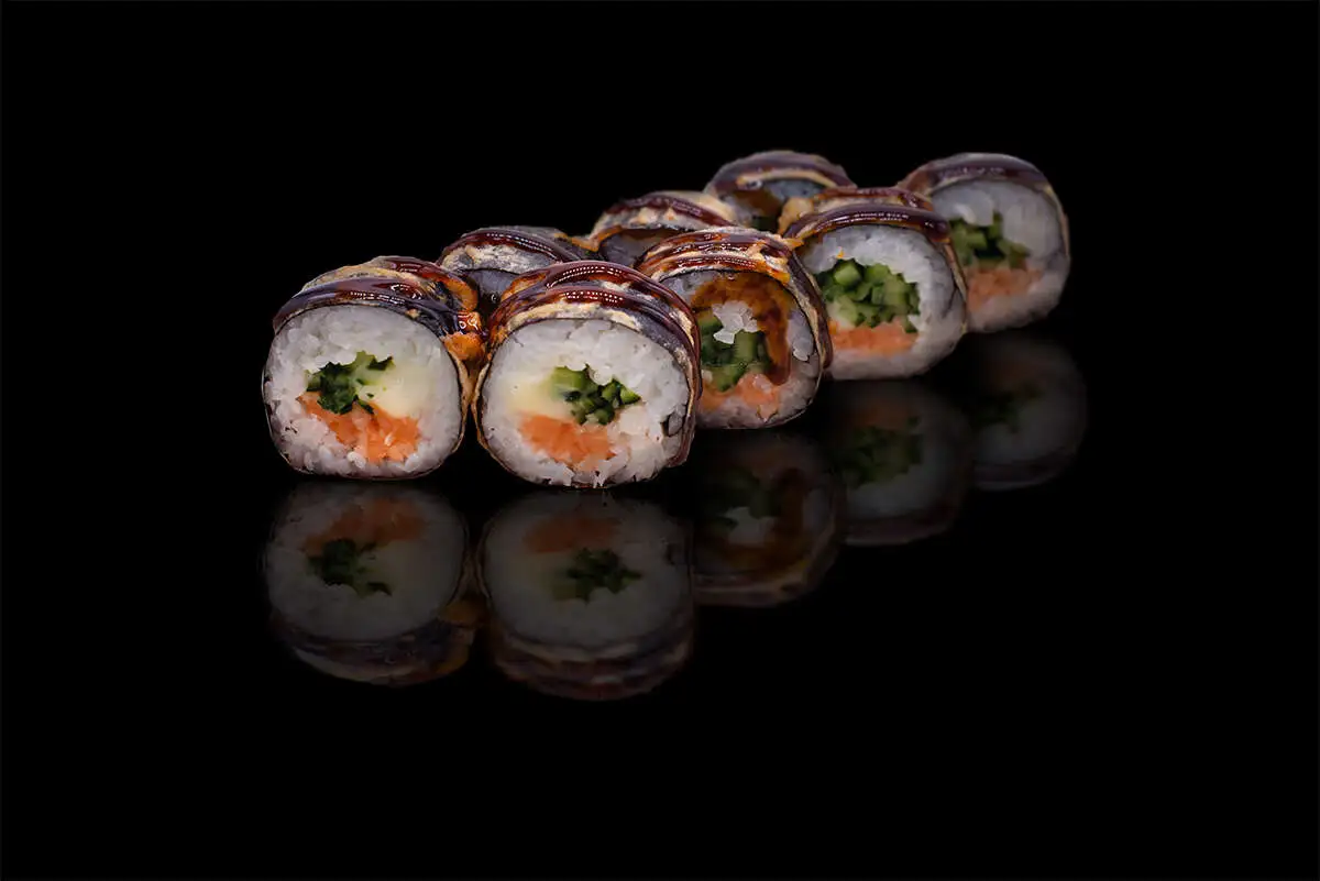 Темпура с лососем XXL