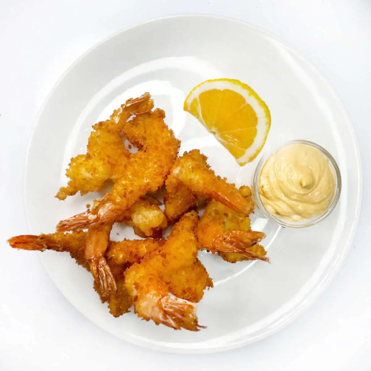 Тигровые креветки в темпуре с соусом "Спайси"