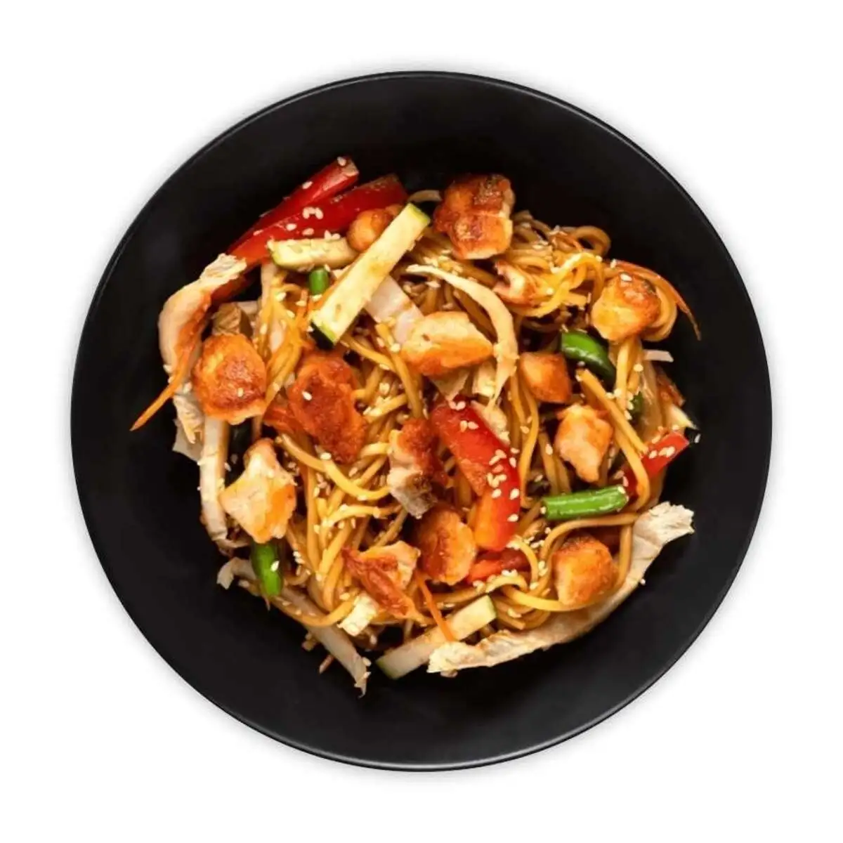 Лапша УДОН с курицей сладкий чили стандарт