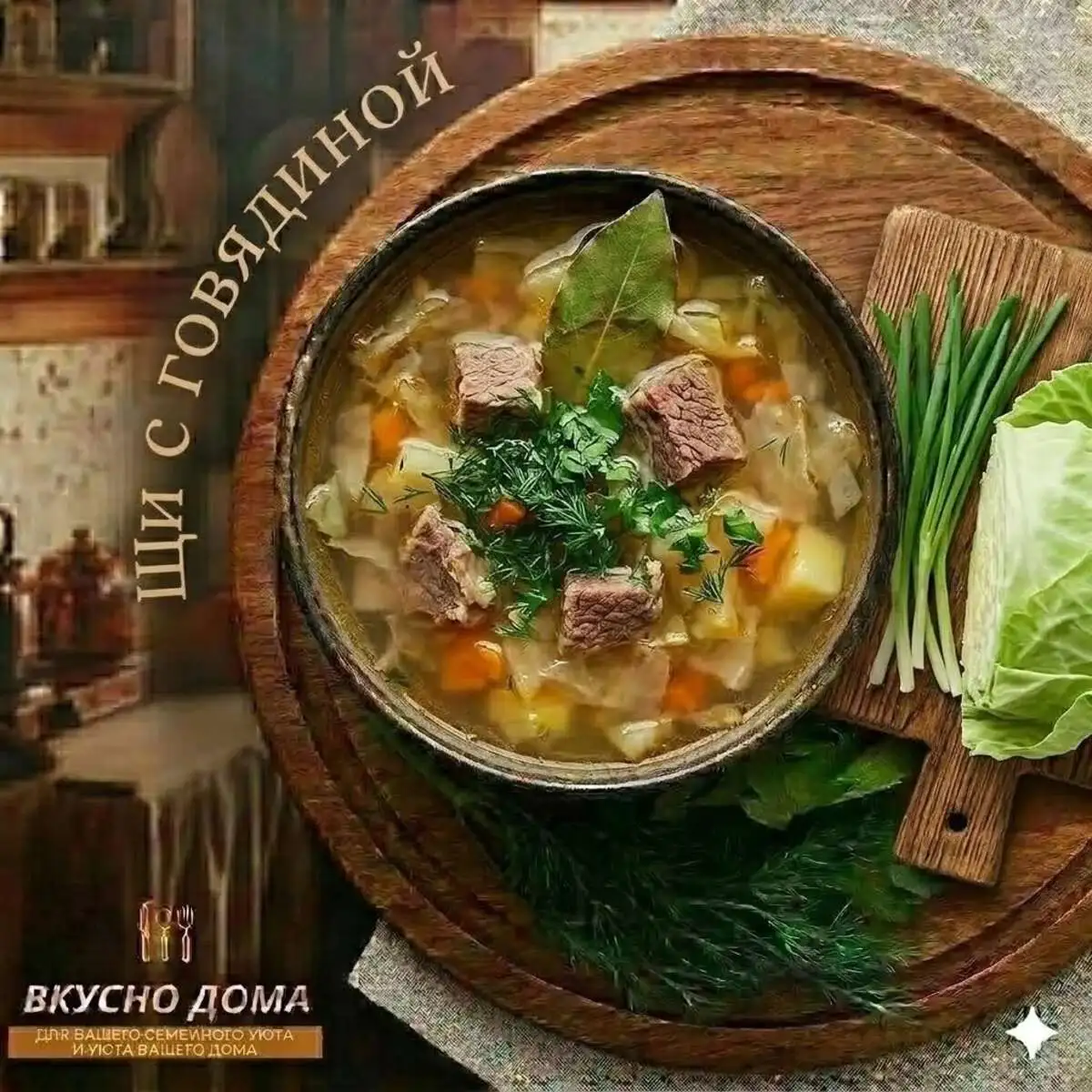 Щи с говядиной ❄ 