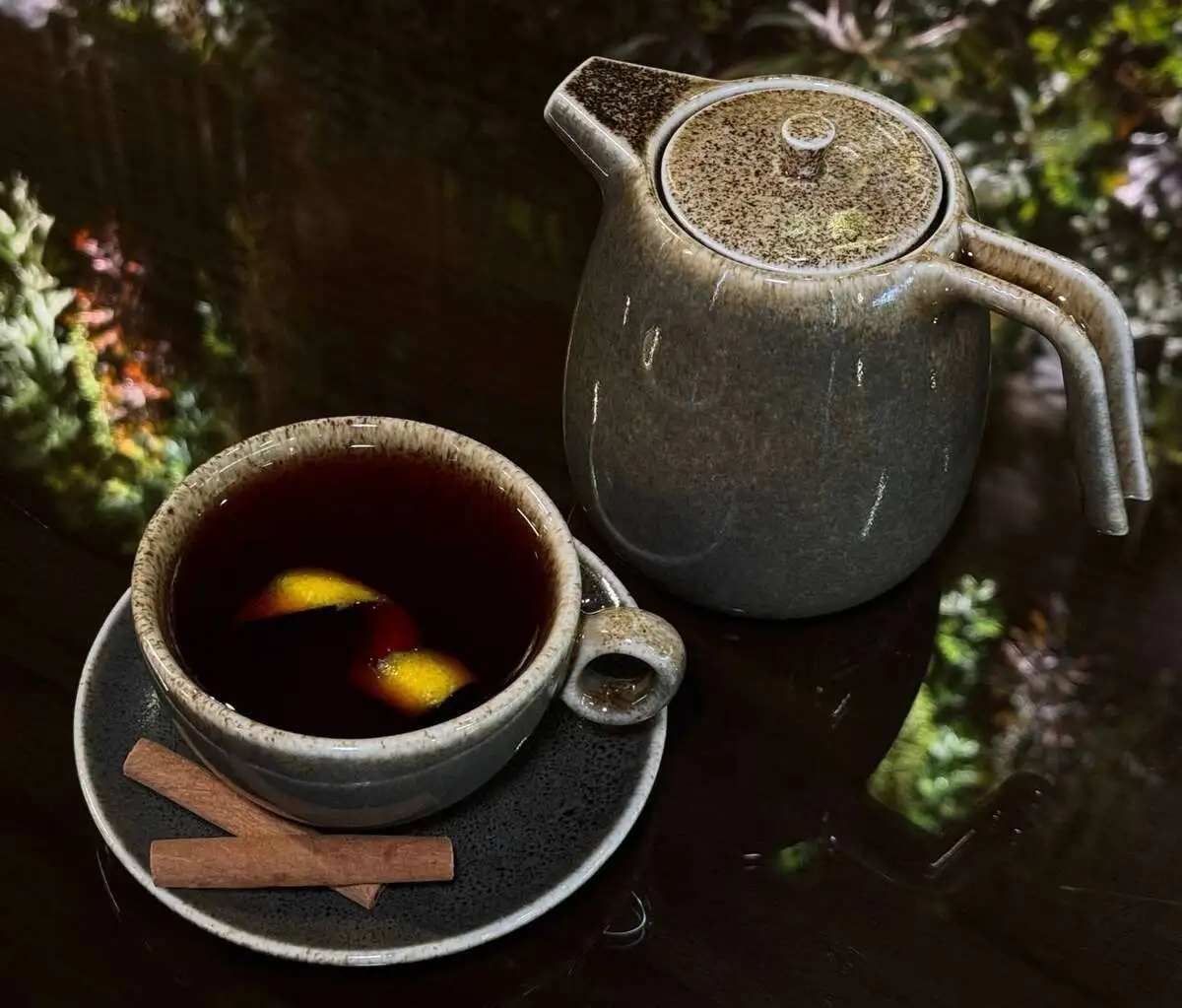 Чай с вишней/Tea with cherries