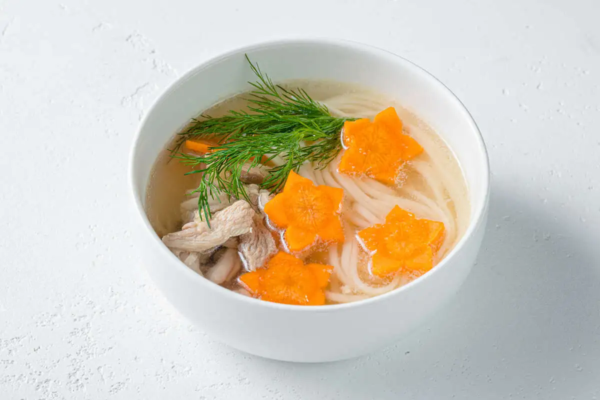 Суп удон с курочкой