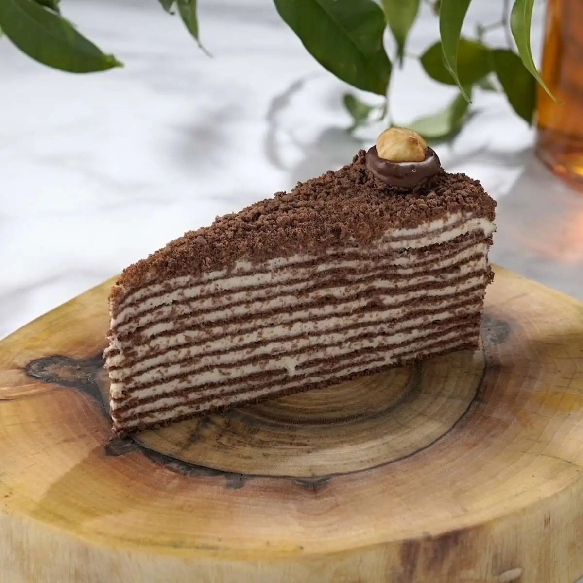 Торт Медовик шоколадный (без сахара)