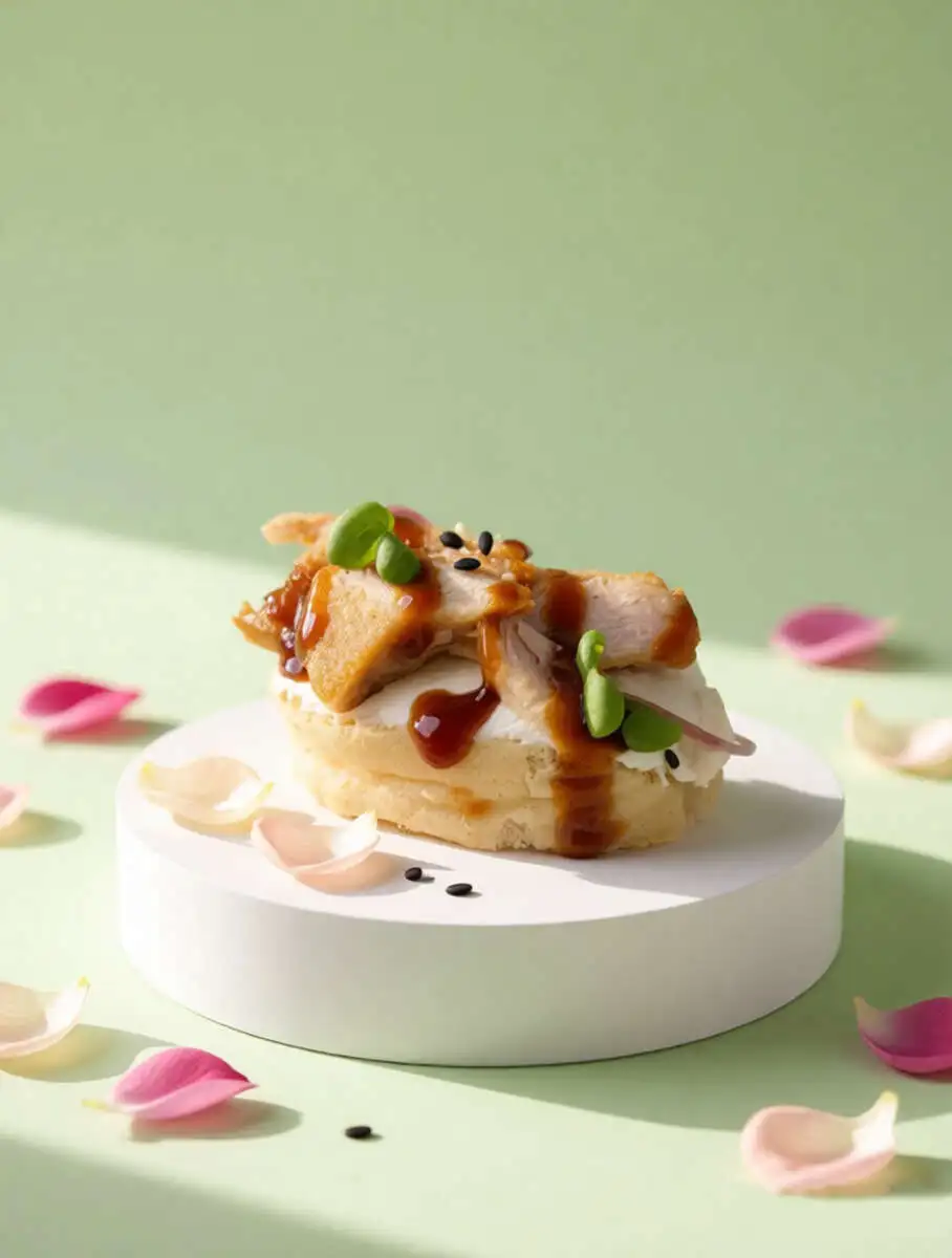 Кростини с тунцом и творожным сыром 8 шт.