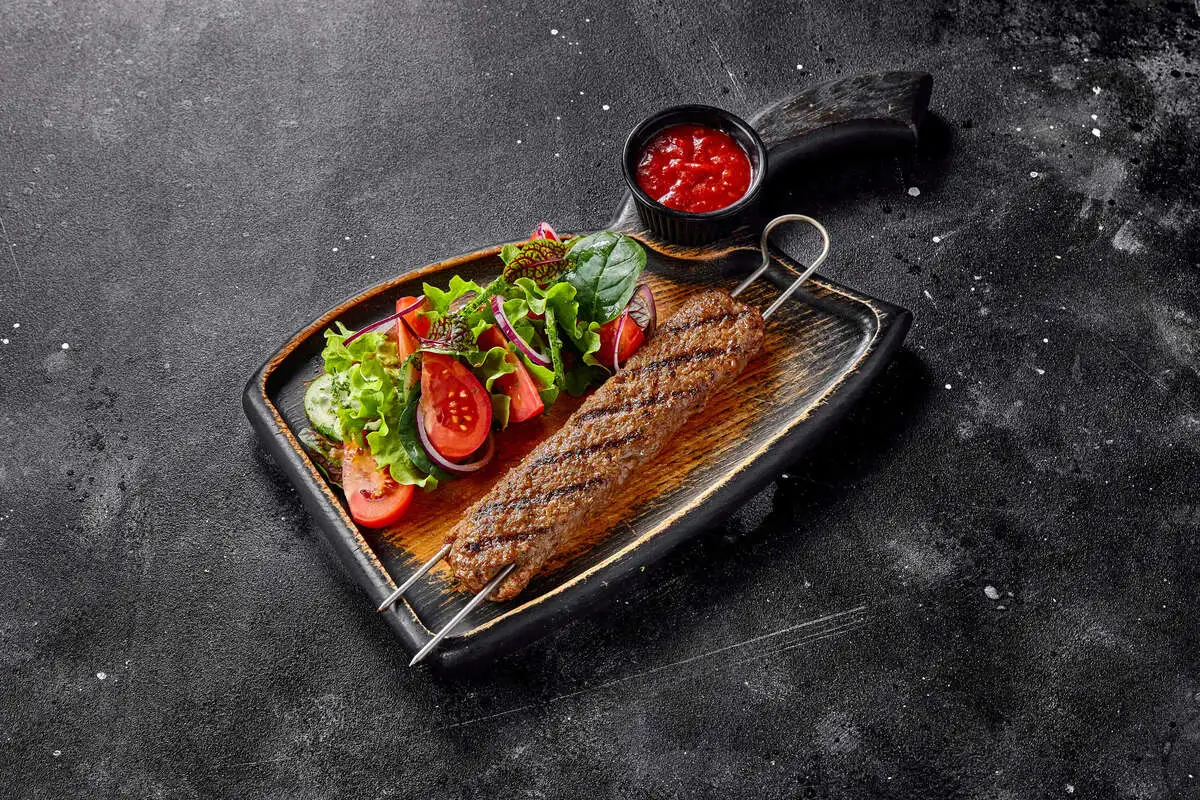 Кебаб из мраморной говядины