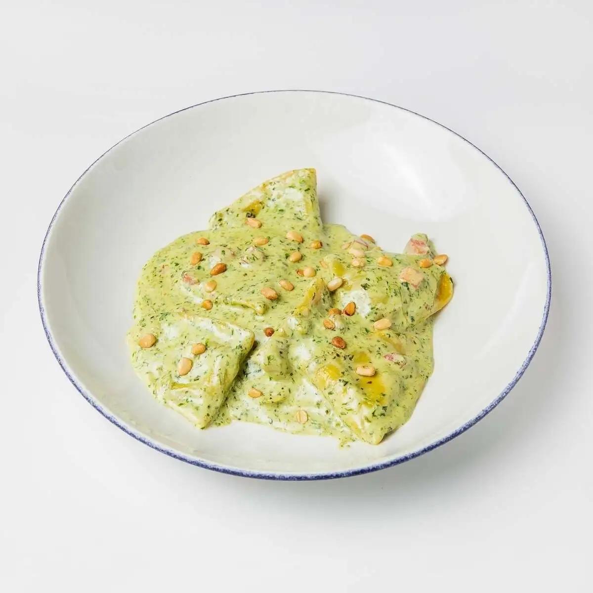 Равиолли со шпинатом и грибами