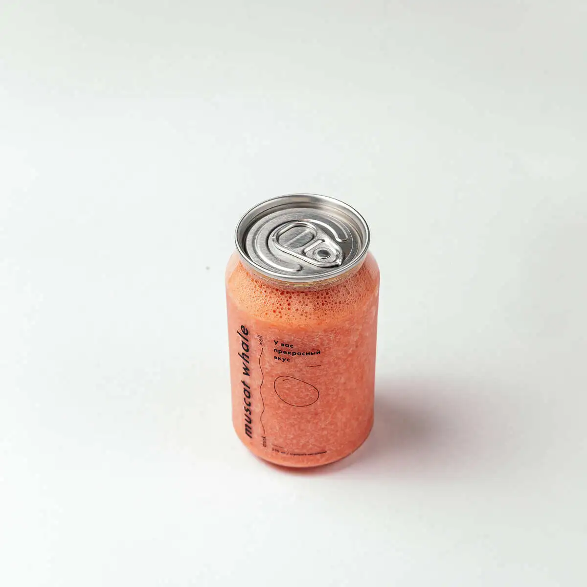 Смузи банан с клубникой