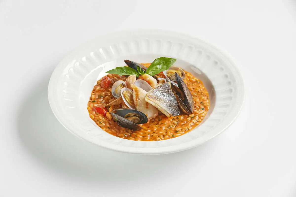 Ризотто с морепродуктами