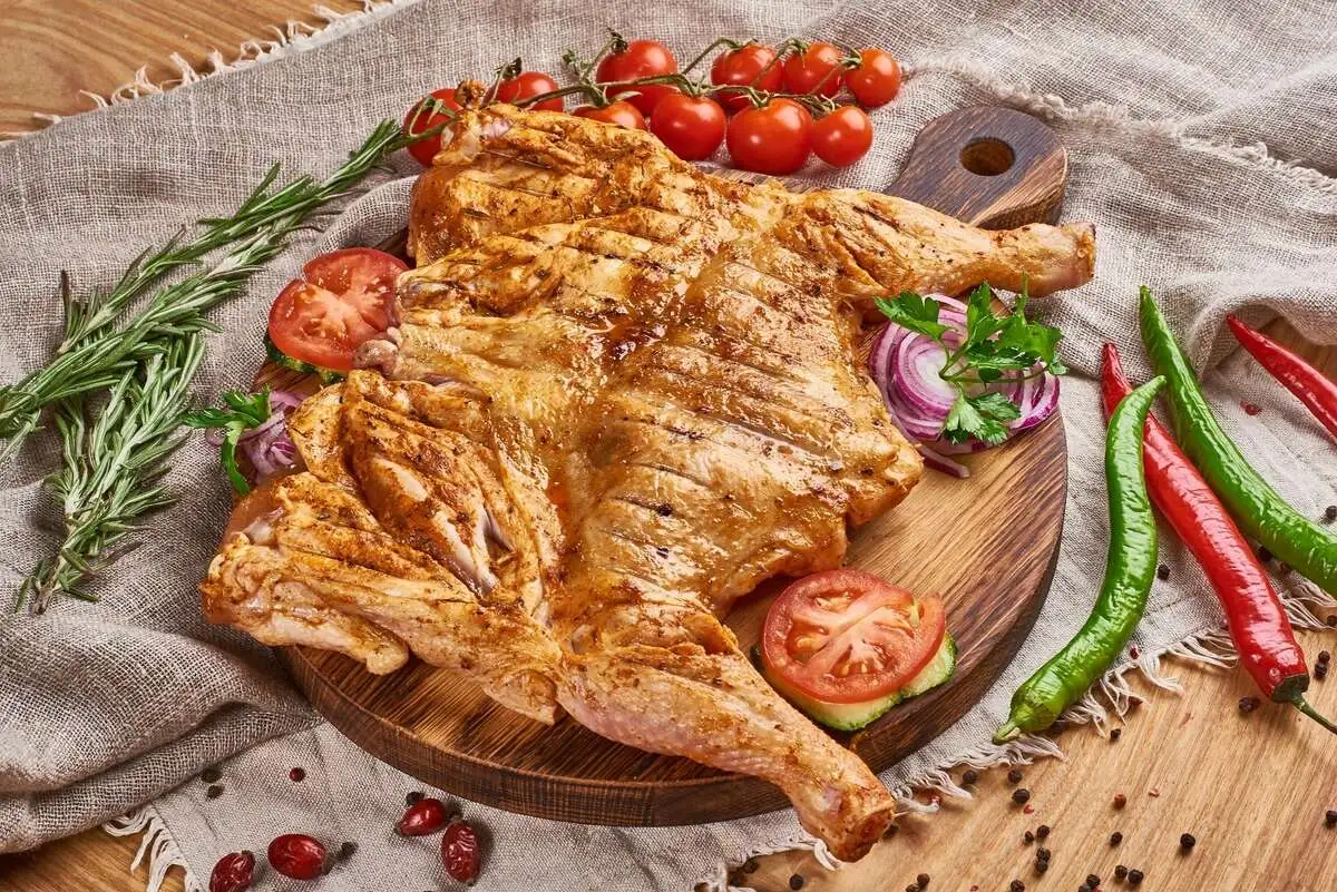 Курица на углях 1000гр