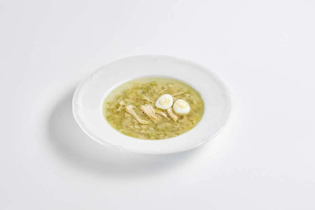 Куриный суп детское меню