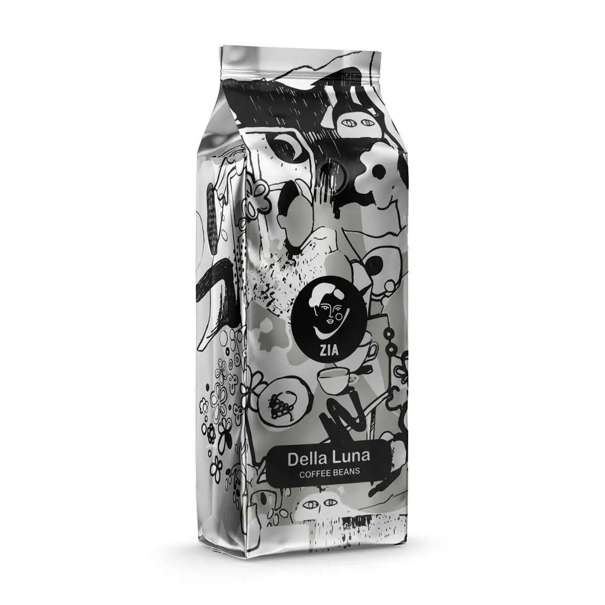 Кофе DELLA LUNA Средняя Степень Обжарки 1кг ИТАЛИЯ(м)