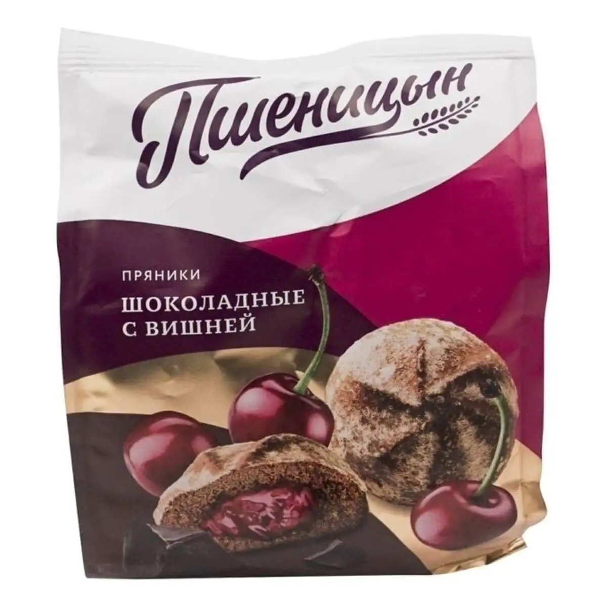Пряники Пшеницын Шоколад/Вишня 200г(м)