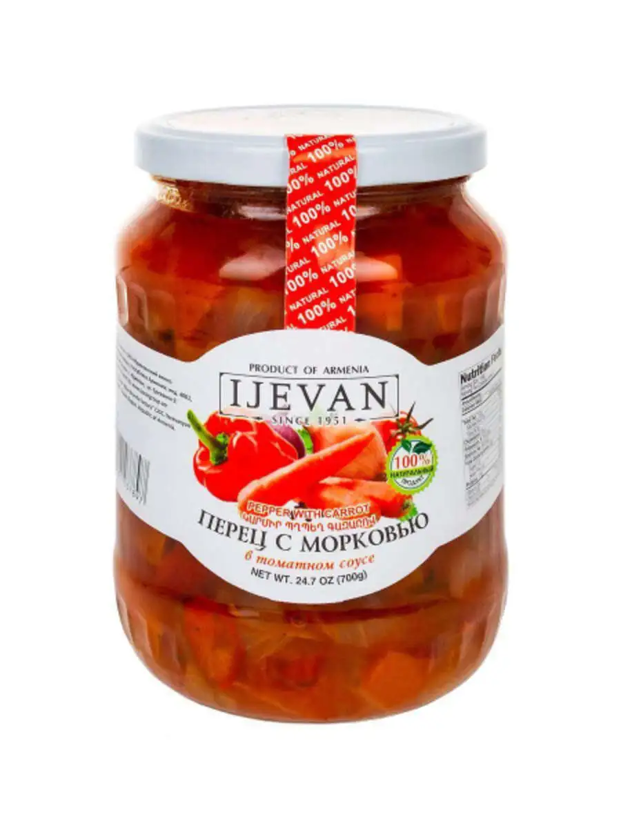 Перец с морковью ИДЖЕВАН 700г(м)