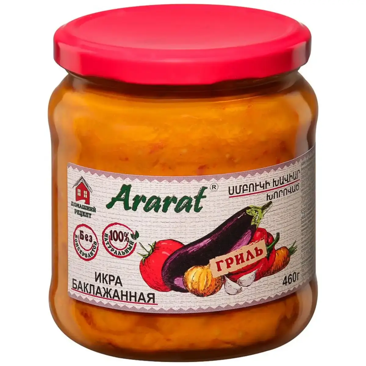 Икра баклажанная прожаренная Арарат 460г(м)