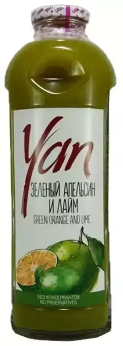 Сок Зеленый апельсин и лайм ЯН 0,93л(м)